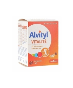 Alvityl Comprime Vitalité à Avaler Gout Chocolat B40