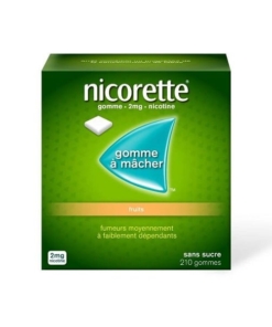 Nicorette Gomme à Mâcher Fruits 4g Nicotine B105
