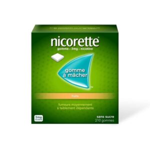 Nicorette Gomme Ã  MÃ¢cher Fruits 4g Nicotine B/105