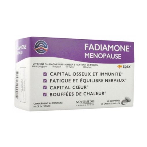 Fadiamone Ménopause 60 comprimés 30 capsules
